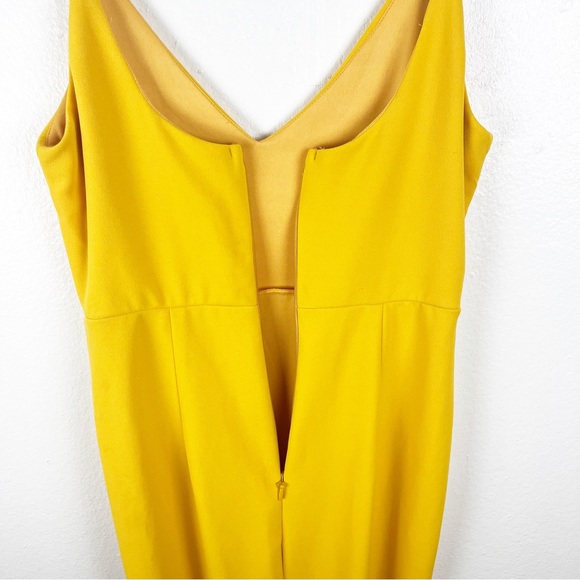 LULUS Infinite Glory Golden Yellow Adjustable Strap Lined Mermaid Maxi Dress - Picture 8 of 13